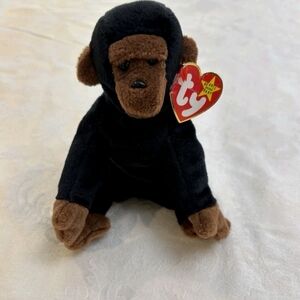 Ty Black and Brown Plush Monkey